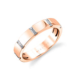 Flush Set Baguette Wedding Ring