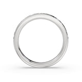 Flush Set Diamond Duo Wedding Ring