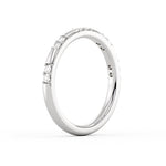 Flush Set Diamond Duo Wedding Ring