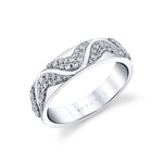 Auravie Diamond Wave Wedding Ring