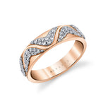 Auravie Diamond Wave Wedding Ring