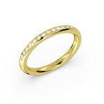 Flush Set Round Diamond Wedding Ring