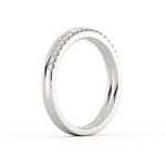 Double Band Classic Diamond Wedding Ring