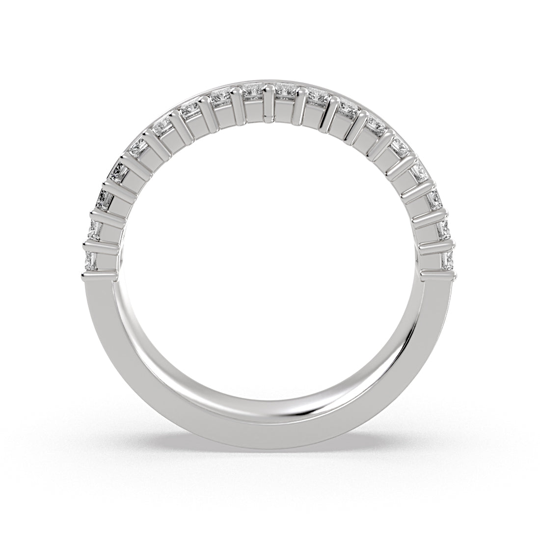 Double Band Baguette Wedding Ring