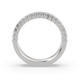 Double Band Baguette Wedding Ring