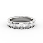 Double Band Baguette Wedding Ring