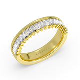 Double Band Baguette Wedding Ring