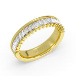 Double Band Baguette Wedding Ring