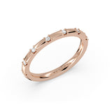 Heritage Flush Set Spaced Diamond Wedding Ring