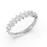Heritage Shared Prong Marquise Diamond Wedding Ring