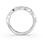 Tulira Leaf Shaped Marquise Diamond Wedding Ring