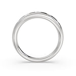 Flush Set Graduated Diamond Wedding Ring