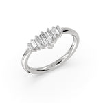Graduated Baguette Diamond Wedding Ring