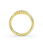 Graduated Baguette Diamond Wedding Ring