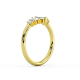 Graduated Baguette Diamond Wedding Ring