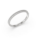 Beaded Channel Diamond Wedding Ring