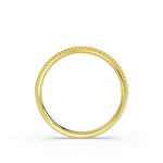 Beaded Channel Diamond Wedding Ring