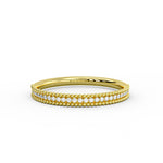 Beaded Channel Diamond Wedding Ring