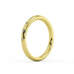 Flush Set Spaced Diamond Wedding Ring