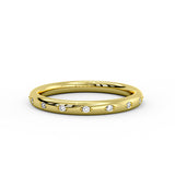 Flush Set Spaced Diamond Wedding Ring