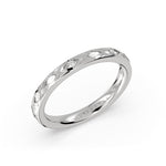 Flush Set Marquise Diamond Wedding Ring