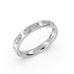 Flush Set Baguette Diamond Wedding Ring