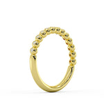 Diamond Bead Wedding Ring - 0.17 CT