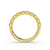 Diamond Bead Wedding Ring 0.34 CT