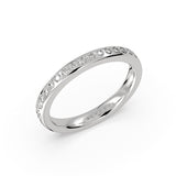 Flush Set Diamond Wedding Ring