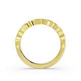 Twisted Bezel Marquise Diamond Wedding Ring