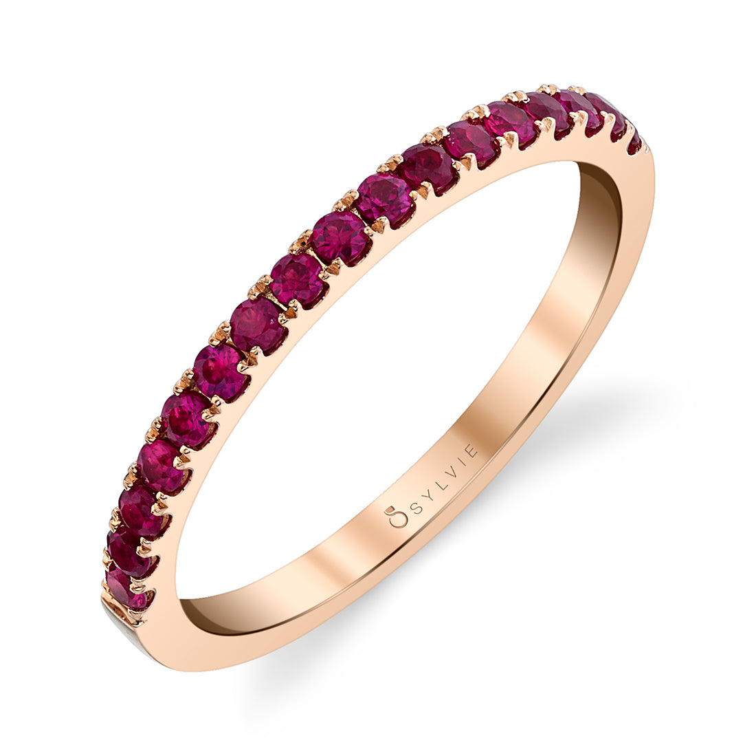 Classic Ruby Wedding Band