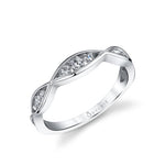 Vintage Inspired Wedding Band - Bernadette