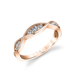 Vintage Inspired Wedding Band - Bernadette