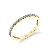 Classic Round Brilliant Diamond Wedding Band - Anita