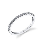 Classic Round Brilliant Diamond Wedding Band - Anita
