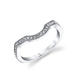 Vintage Channel Set Wedding Band - Mirielle