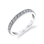 Classic Wedding Band with Milgrain Accents