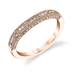 Vintage Inspired Wedding Band - Barbara