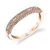 Vintage Inspired Wedding Band - Barbara