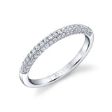 Micro Pave Wedding Band - Daphne