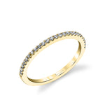 Vintage Wedding Band with Milgrain Detail - Amelie