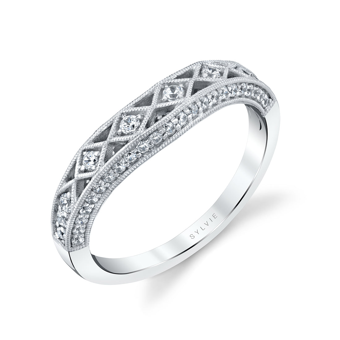Vintage Wedding Band - Shayna