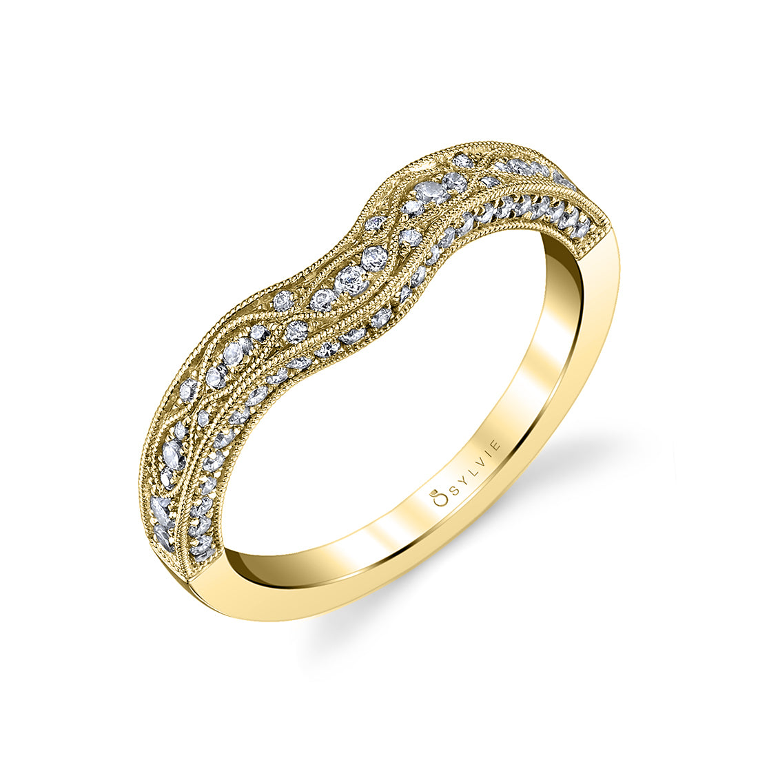 Vintage Inspired Wedding Band - Karoline