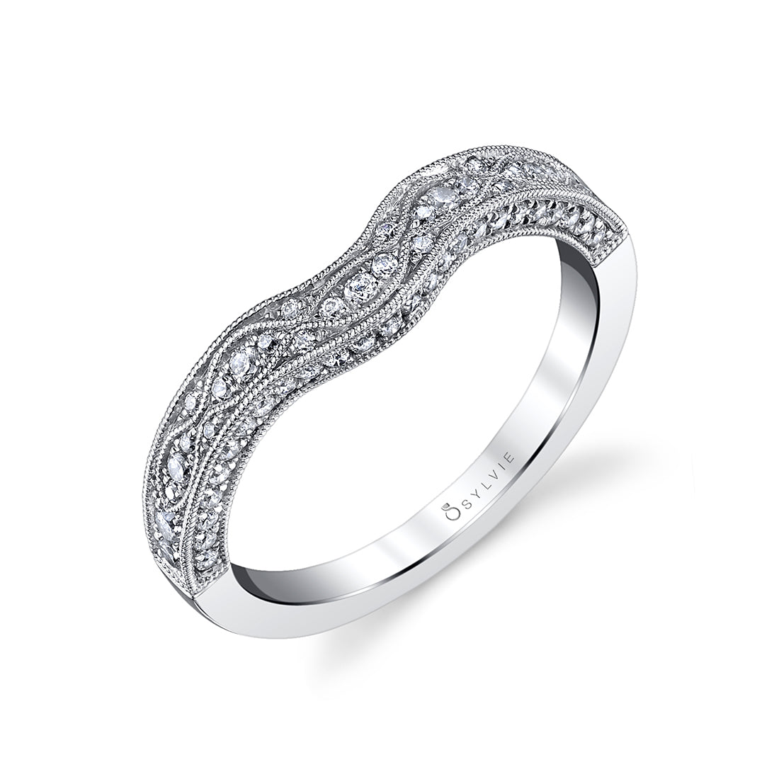 Vintage Inspired Wedding Band - Karoline