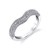 Vintage Inspired Wedding Band - Karoline
