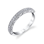 Hand Engraved Vintage Wedding Band - Envie