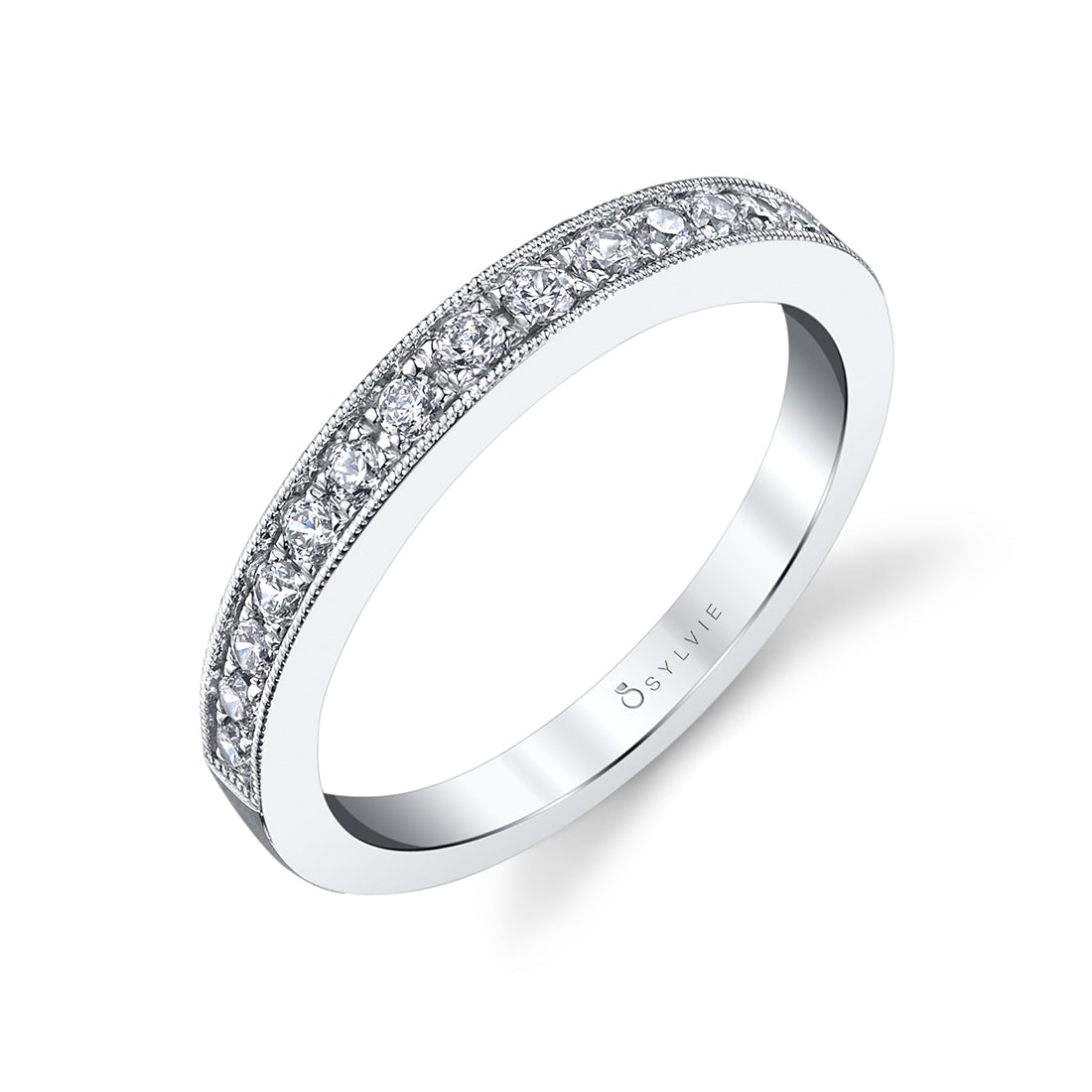 Classic Diamond Wedding Band - Cassie