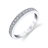 Classic Diamond Wedding Band - Cassie