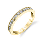 Classic Diamond Wedding Band - Cassie