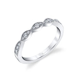 Vintage Inspired Wedding Band - Esme